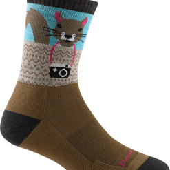 DARN TOUGH WOMENS CRITTER CLUB MICRO CREW LIGHTWEIGHT WITH CUSHION