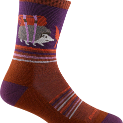 DARN TOUGH WOMENS CRITTER CLUB MICRO CREW LIGHTWEIGHT WITH CUSHION