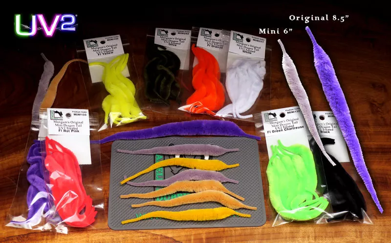 Hareline Mangum's Original Mini Dragon Tail UV2 Treated Materials