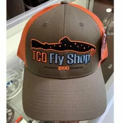 TCO Fly Shop Hat Low Pro Trucker - Mushroom/Burnt Orange