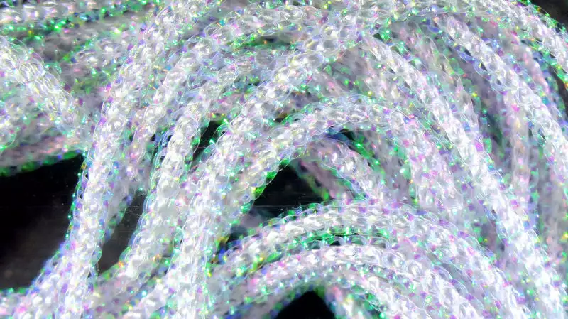 Hareline Pearl Core Braid Materials