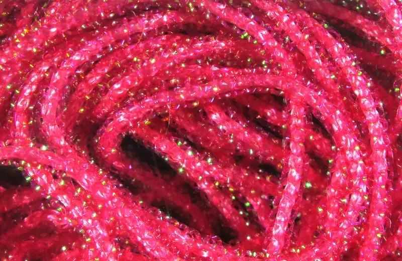 Hareline Pearl Core Braid Materials
