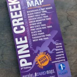 Purple Lizard Map - Pine Creek/Pennsylvania Grand Canyon