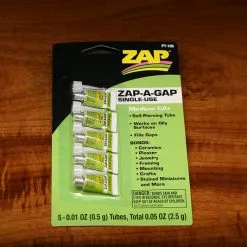 Hareline Materials Zap-A-Gap Single Use Mini Tubes