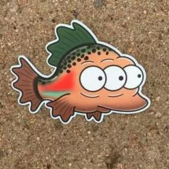 Fly Fishing Stickers DrewLR Sticker - Rainbowlinky