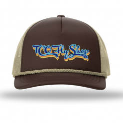 Socks Hats Gloves TCO Fly Shop Logo Hat Low Pro Foam Trucker - Retro Logo