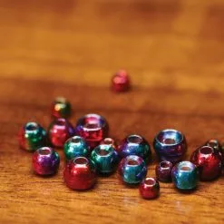 Hareline Rainbow Hued Plummeting Tungsten Beads Materials
