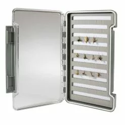New Phase TCO Fly Box - XL Waterproof Slim Box Slit Foam Fly Boxes