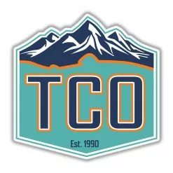 TCO Fly Shop Fly Fishing Stickers TCO Sticker - Crest Logo