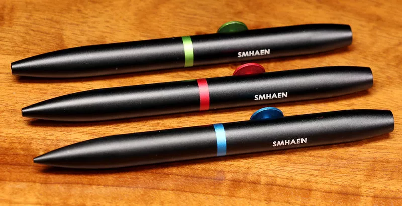 Hareline Tools Smhaen Half Hitch Tool With Built In Cutter Large (Green)