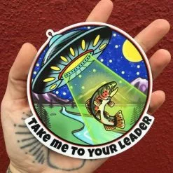 DrewLR Sticker - Take Me To Your Leader