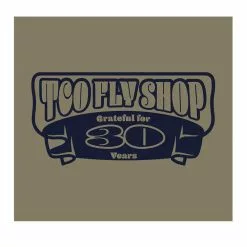 TCO Fly Shop TCO Logo T-Shirt 30th Anniversary Monochrome Tee