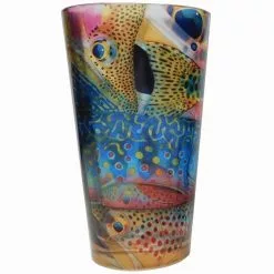 DeYoung Pilsner Glass - Trout Confetti