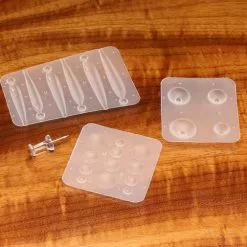 Hareline UV Resin Mold #1 Eye Cone Minnow Shapes Materials