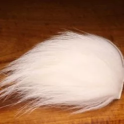 Hareline Materials White Finnish Raccoon Fur Piece