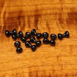 Hareline Black Painted Lead Eyes