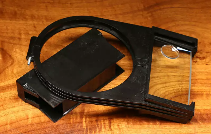 Lights & Magnification Shade Mount 2X Magnifier For Hareline Master Tying Light