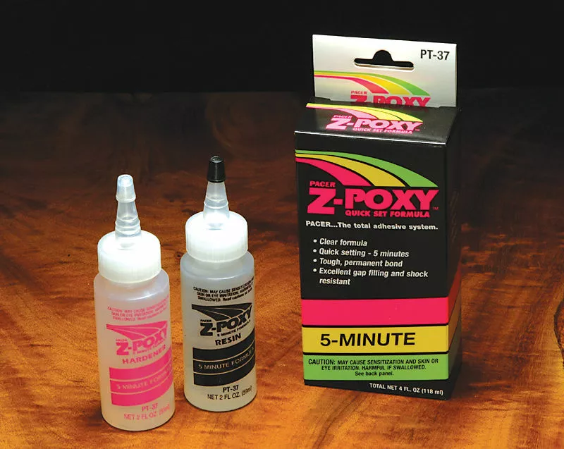 Hareline Z-Poxy 5 Minute Materials